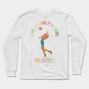 Volleyball girl Long Sleeve T-Shirt